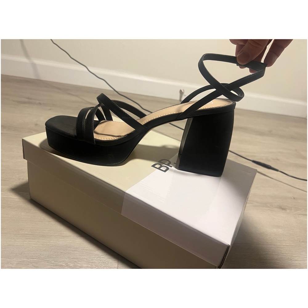 BP chunky platform heel